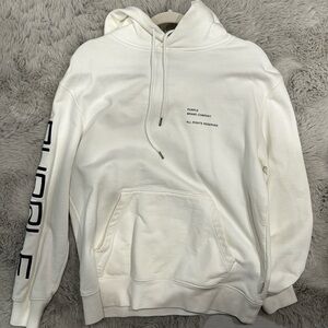 PURPLE brand white sweater